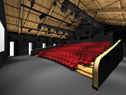 rendering casa del cinema dolby atmos