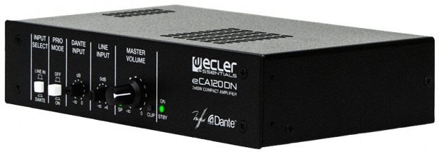 La tecnologia Dante completa la gamma Ecler degli amplificatori compatti della serie CA La tecnologia Dante completa la gamma Ecler degli amplificatori compatti della serie CA
