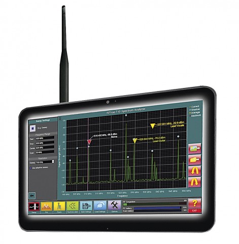 RF–Vue Tablet Spectrum Analyzer