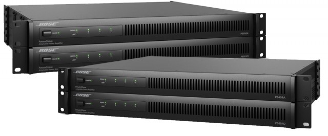 Nuovi ampli Bose Powershare PS404D e PS604D