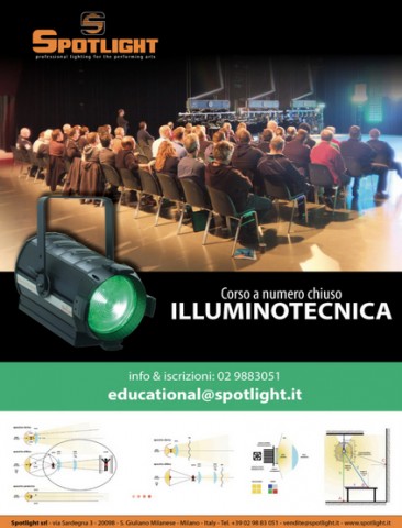 Da Spotlight Academy nuovi corsi per professionisti della luce