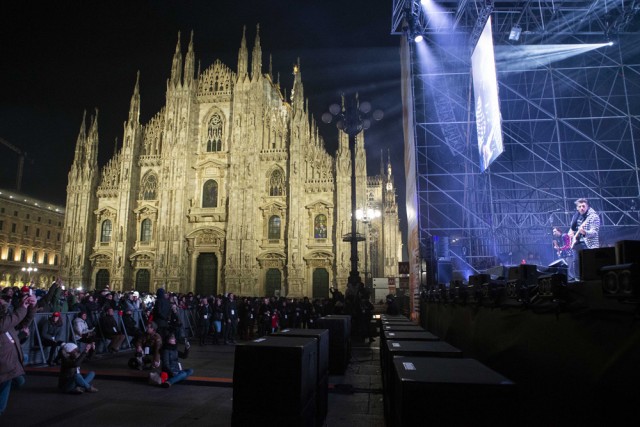 Suono Outline per il concerto di Gabbani a Milano