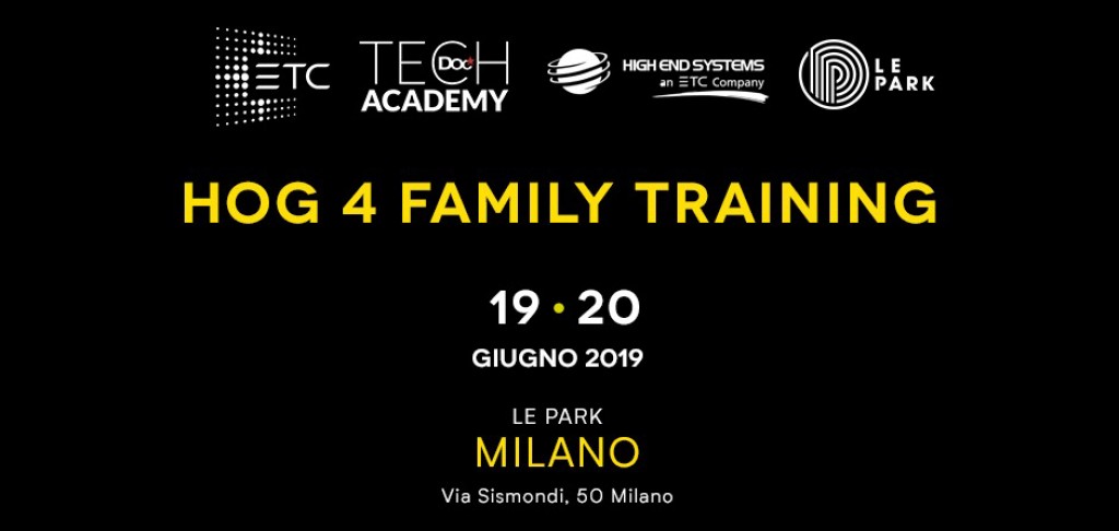 Due nuovi corsi su Hog 4 a Milano e Roma Due nuovi corsi su Hog 4 a Milano e Roma