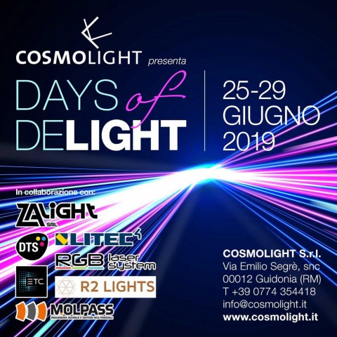 DAYS of DELIGHT - L'evento per professionisti della luce
