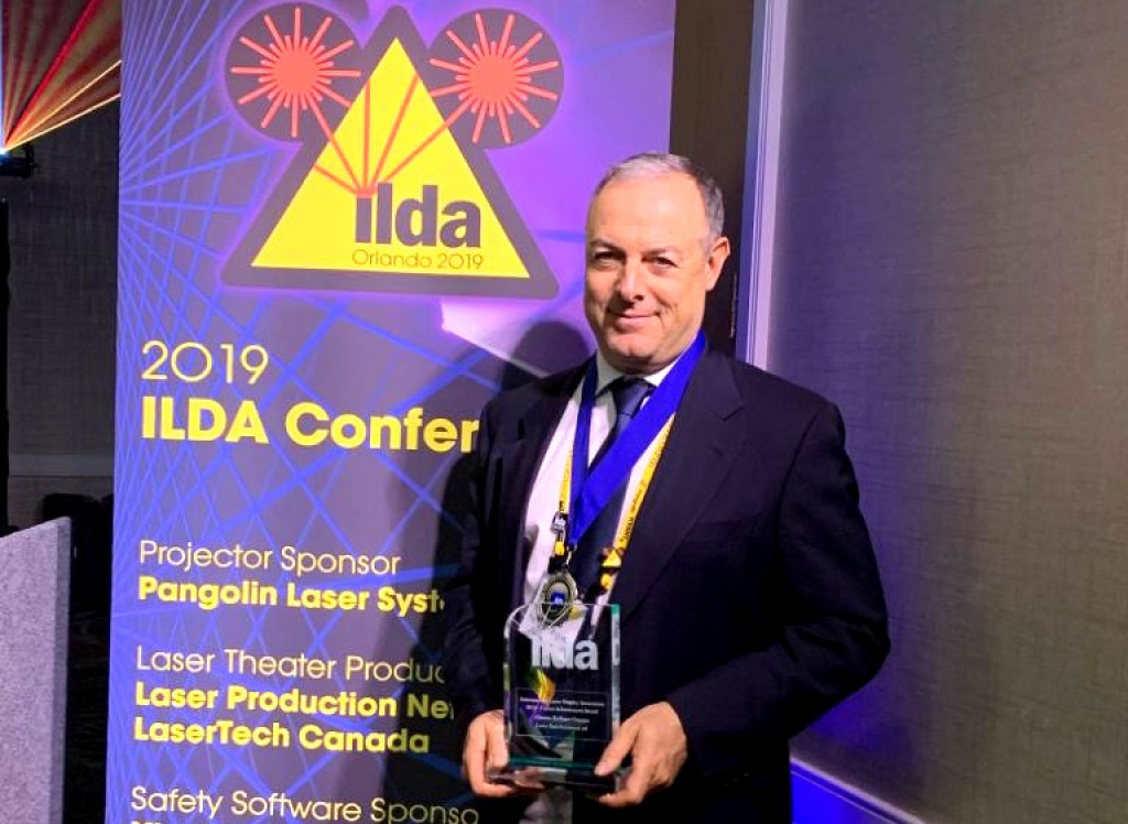 Alberto Kellner riceve l'ILDA Award 2019 alla carriera