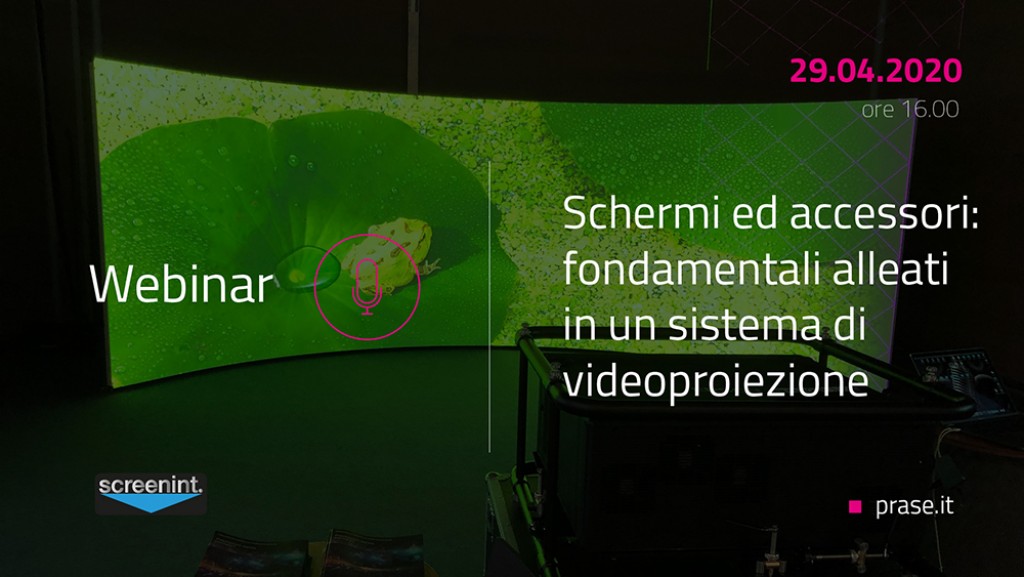 Nuovo webinar in partnership con ScreenInt Nuovo webinar in partnership con ScreenInt