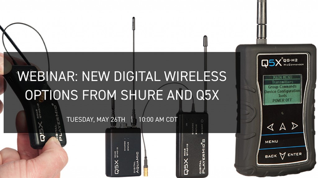 Webinar Shure sui sistemi wireless Webinar Shure sui sistemi wireless