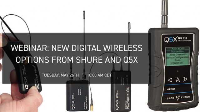 Webinar Shure sui sistemi wireless