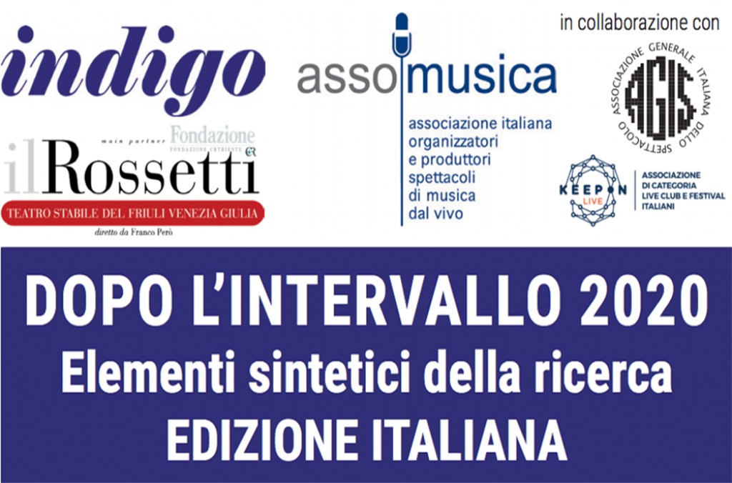 La ricerca “Dopo l’intervallo” sul pubblico degli eventi dal vivo La ricerca “Dopo l’intervallo” sul pubblico degli eventi dal vivo
