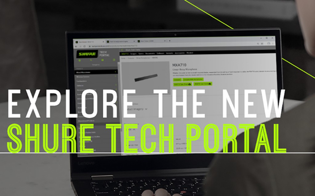Shure lancia il nuovo portale Tech per i suoi prodotti