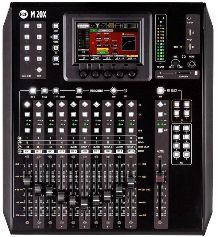 RCF M 20X – Desktop Digital Mixer