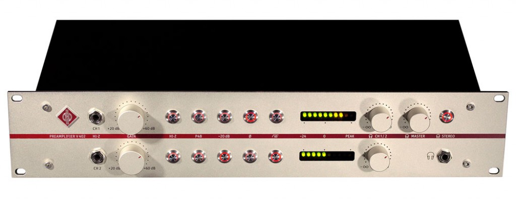 Preamplificatore microfonico Neumann V 402 Preamplificatore microfonico Neumann V 402