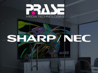 Prase Media Technologies distribuisce la gamma Sharp NEC Large Flat Display