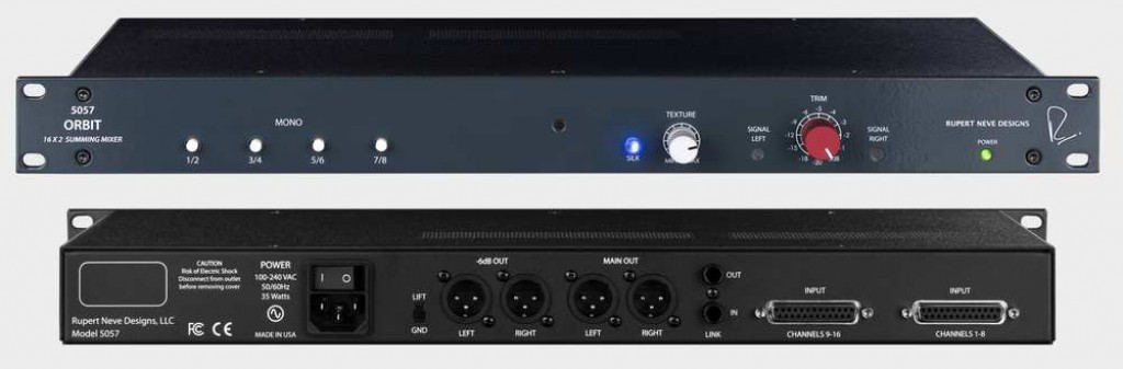 Rupert Neve Designs 5057 Orbit Rupert Neve Designs 5057 Orbit