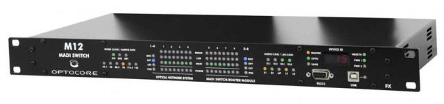 Optocore aggiorna il routing MADI della serie M per le console DiGiCo