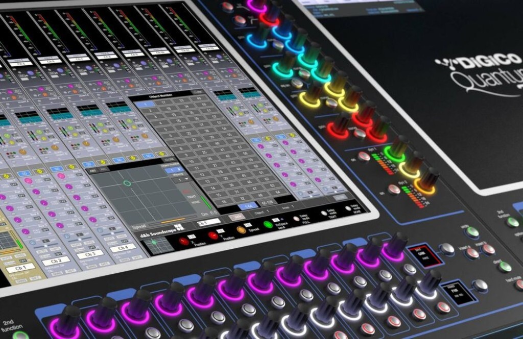 Console DiGiCo e d&b audiotechnik Soundscape