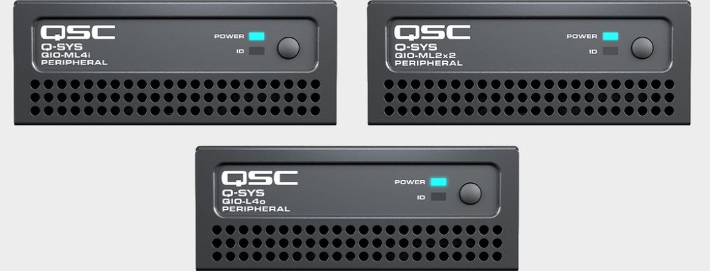 Nuove Espansioni I/O di Rete Q-SYS Nuove Espansioni I/O di Rete Q-SYS