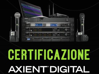 Shure Axient Digital Certification in italiano