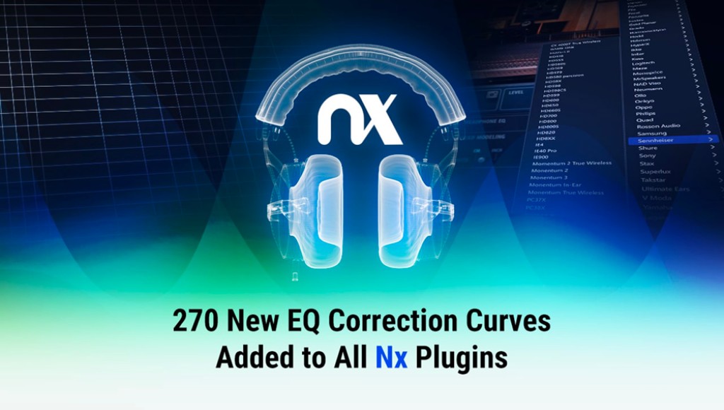 270 nuovi tipi di cuffie ricreati nei plugin Nx di Waves