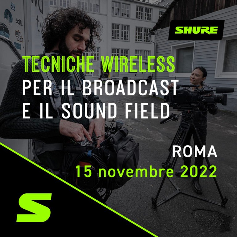 Masterclass gratuita da Shure e Prase Masterclass gratuita da Shure e Prase