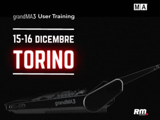 I corsi grandMA3 User Training arrivano a Torino