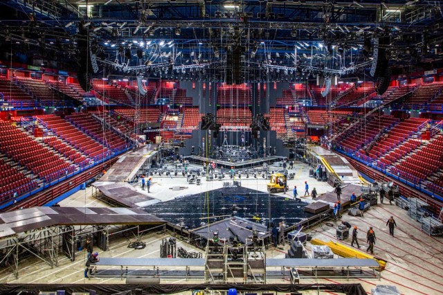 Il palco di X Factor