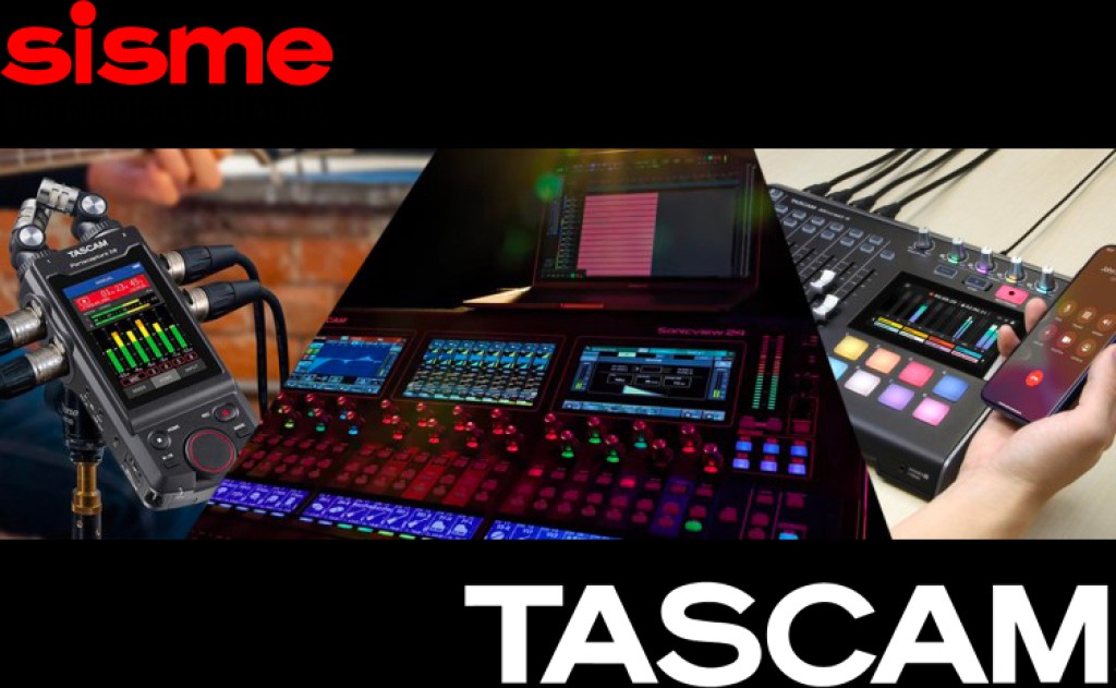Nuova distribuzione per TASCAM Nuova distribuzione per TASCAM