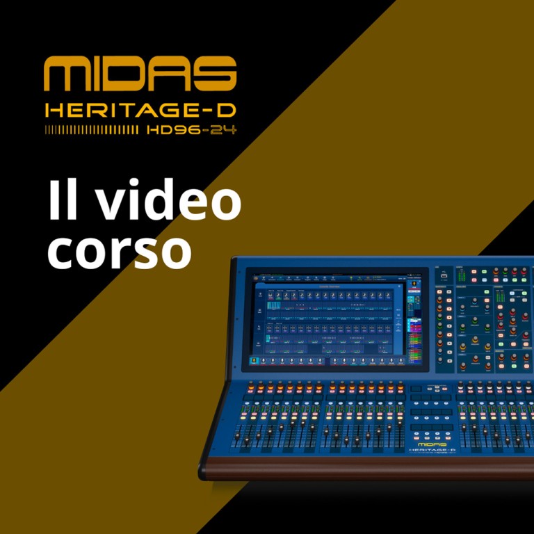 Un nuovo video-corso dedicato alla console Midas Heritage-D