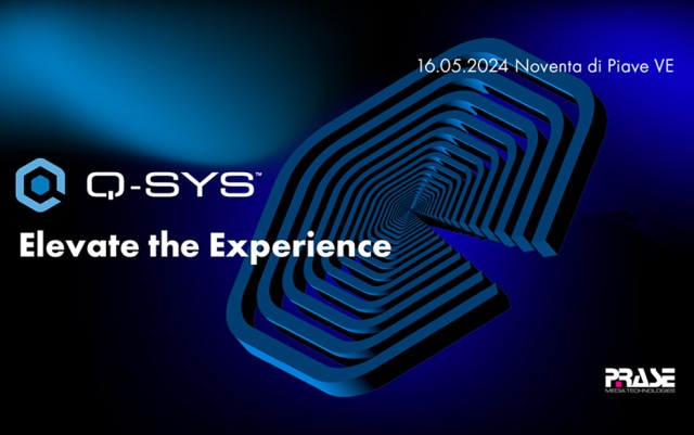 Evento Q-SYS: Elevate the Experience