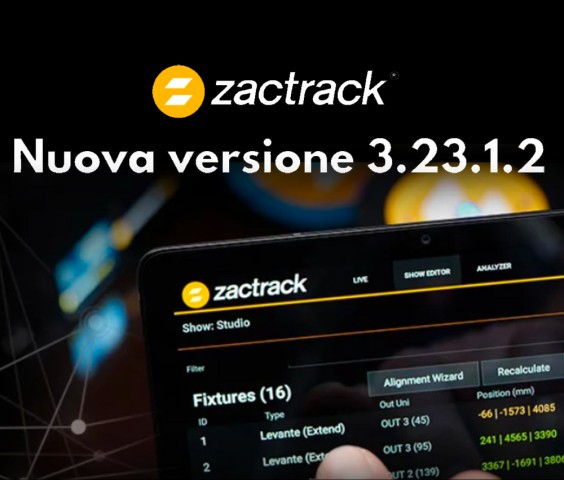 Zactrack versione 3.23.1.2 Zactrack versione 3.23.1.2