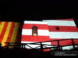 Il Castello di Sant’Adiutore di Cava de’ Tirreni si illumina con il videomapping