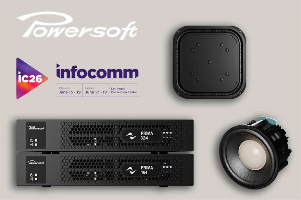 Powersoft a InfoComm 2026 Powersoft a InfoComm 2026