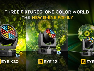 La nuova famiglia B-EYE di Claypaky