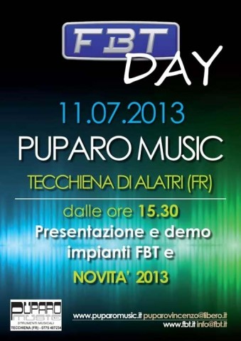 FBT DAY - 11 luglio FBT DAY - 11 luglio