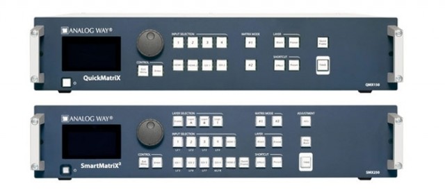 Analog Way SmartMatriX² e QuickMatriX