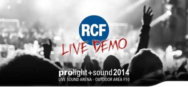 Demo RCF a ProLight+Sound 2014 Demo RCF a ProLight+Sound 2014