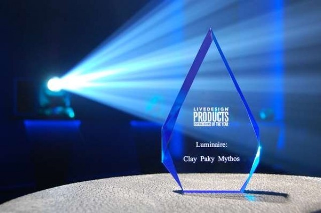 Clay Paky Mythos premiato ai Live Design Awards