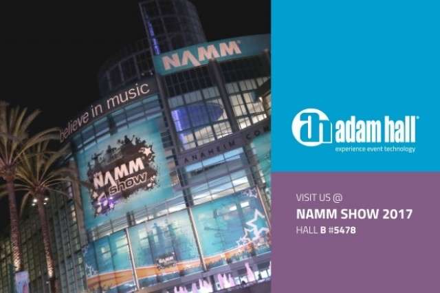 Adam Hall Group al Winter NAMM 2017