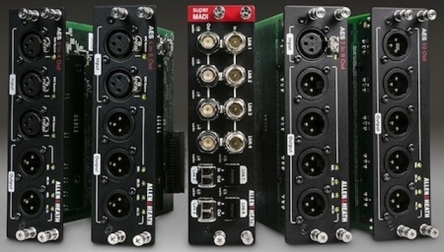 Nuove Schede I/O Allen&Heath dLive