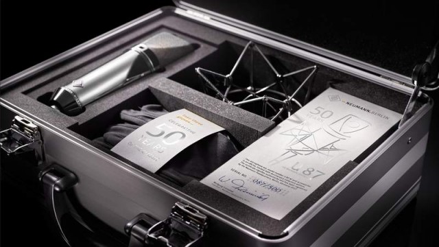 50 anni per Neumann U87: arriva la Rhodium Edition