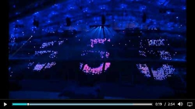 Olimpiadi Sochi 2014 - Medaglioni LED Multicolor