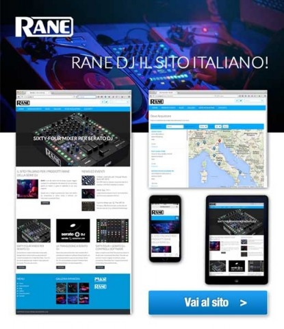 Rane DJ: il sito italiano Rane DJ: il sito italiano