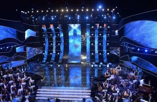 Prolights sul palco del 65° Festival di Sanremo