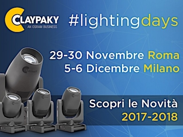Claypaky e ADB #LIGHTINGDAYS Claypaky e ADB #LIGHTINGDAYS