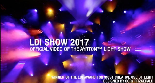 Premiato il lightshow Ayrton a LDI