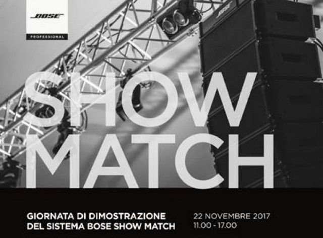 Demo Bose ShowMatch a Roma